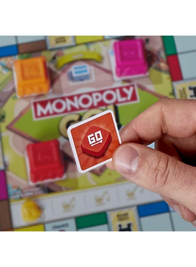 Monopoly GO! Board Game | Inspired by the Popular Mobile Board Game | Ages 8+ | 2-4 Players | 15 Mins. | Family Games | Travel Games for Kids and Adults - Image 5